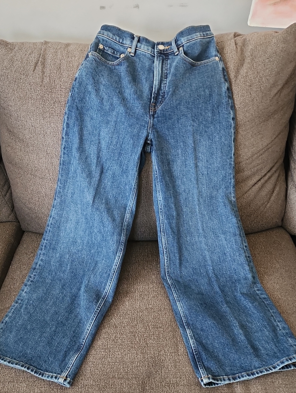 Everlane Classic High-Rise Wide-Leg Jeans in Blue